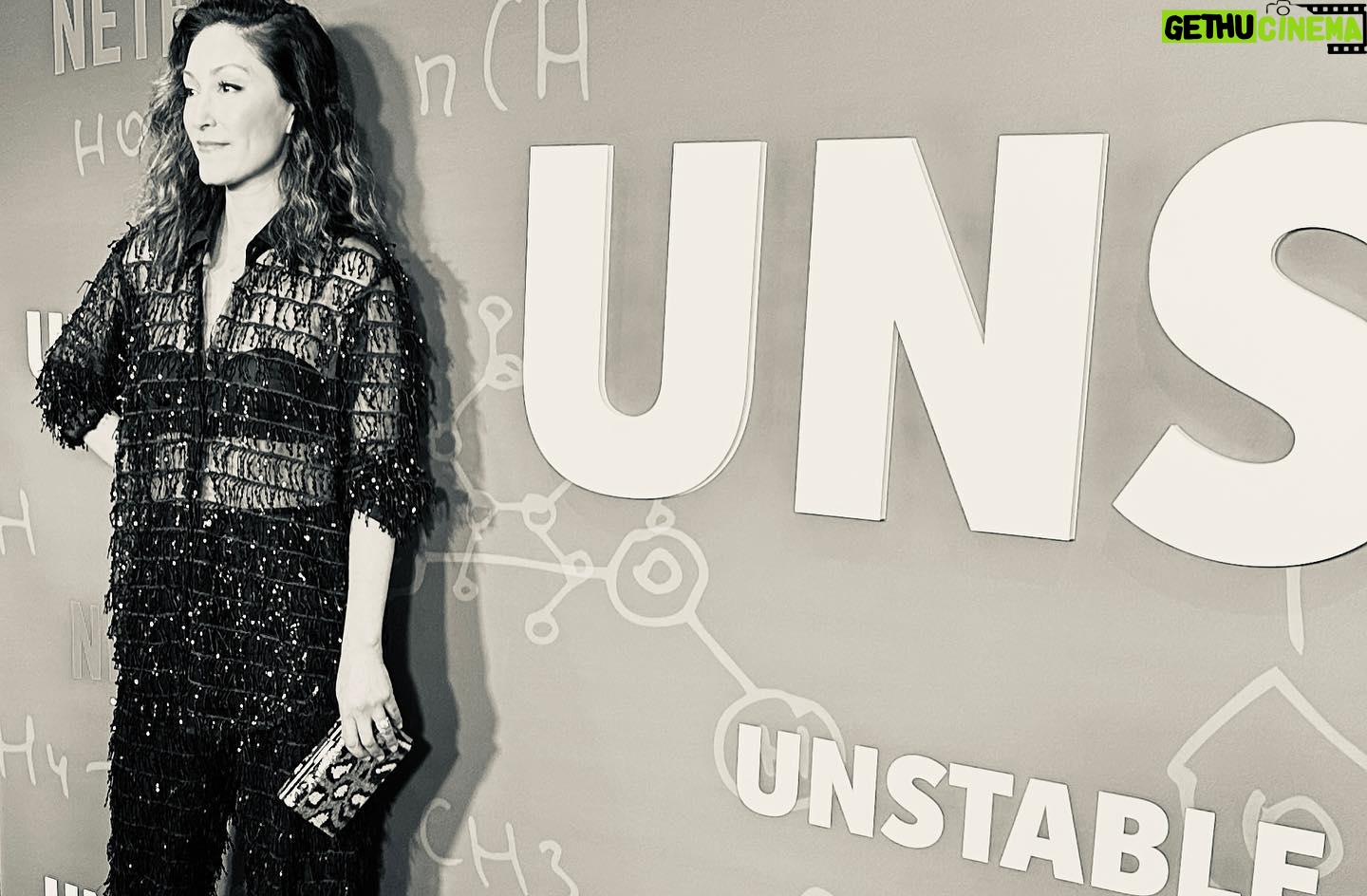 Christina Chang Instagram - About last night. Unstable premieres March 30 on @netflix - don’t want to miss these fine funny folks yours truly X @siansstillspace @rachel_marsh 🧡 Big thank you’s to @catherineregehr🇨🇦 @dreammakeryvr (Jenni) @violetartistry 💛