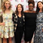 Christina Chang Instagram - Thank you @atxfestival for having us! Fantastic way to celebrate the process of creating stories for 📺 And so fun to reunite with some folks, especially some of the wonderful women on @thegooddoctorabc!! @fionagubelmann @briasamone @erinrgunn Big thanks to @brandialbahary at @sptv @emilymosswilson 💛 #atx #atxtvfestival #thegooddoctor #femaleempowered 👗: @misa_losangeles 💄: @desiraecherman 💈: @nadiahoecklin