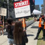 Christina Chang Instagram - Day 100 for @wgawest @wgaeast #unionstrong @sagaftra
