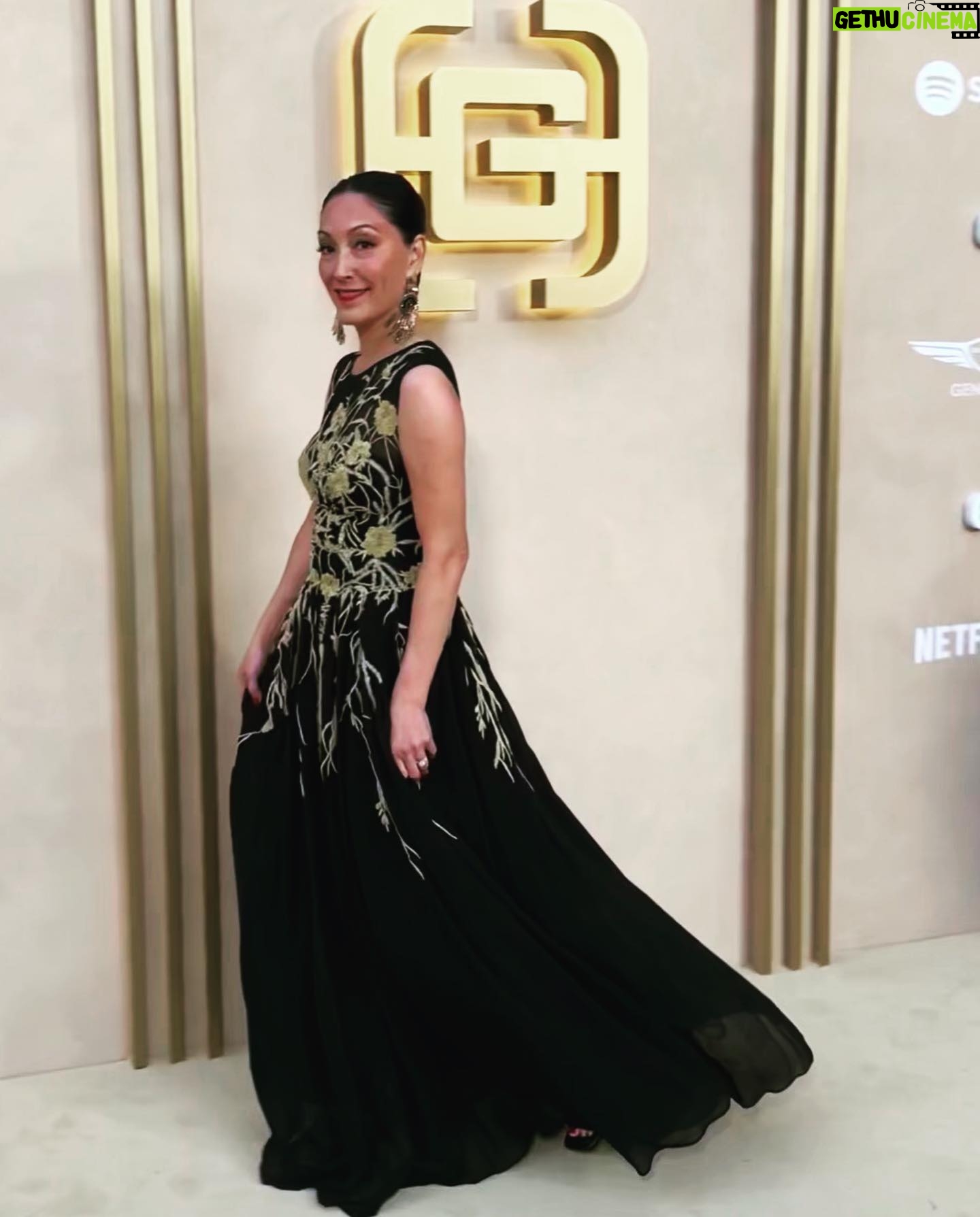 Christina Chang Instagram - Oh what a night. Stepping out was made possible by a few lovelies- thank you to the helping hands that lifted me up onto that gold carpet at last night’s very important #goldgala hosted by @goldhouseco 💫 Thank you to @violetartistry x @mandalay_official x @initiativepr 💫 #goldgala #goldhouse #aapi #gala #aapiheritagemonth