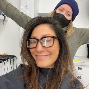 Christina Chang Instagram - Haircut Tuesday is not a thing… yet. 
(Shout out to @jaymaydub for the ✂️ love!) 
#LimGetsATrim #beforeandafter #thegooddoctor #thanksnancy