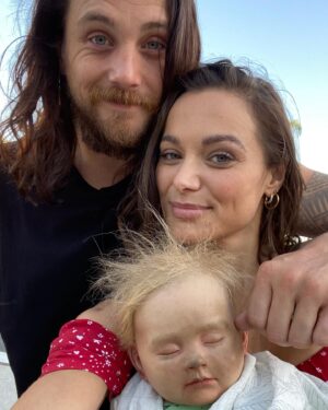 Christina Ochoa Instagram - We can't even be trusted with a doll… #ParentalAF

Are you team #Crenn? 
Comment with your favorite emojis! 

Only 2 episodes left. All new tomorrow on @tntdrama @animalkingdomtnt!

#AnimalKingdom #BadIsBred #Crenn #CodyFam #AK