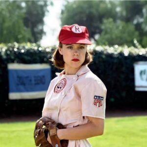 Christine Elise Instagram - From the TV series of A League of Their Own.  I played the @lori_petty role. So - I am not Lori Petty but I played her on TV.