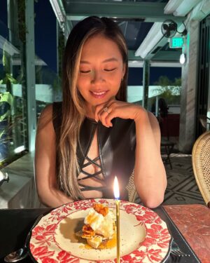 Christine Ko Instagram - August is my favorite month, said every leo ever 🥳⛳️🐕❤️

PS. He watched an IG reel, changed my swing, and it worked 😱
