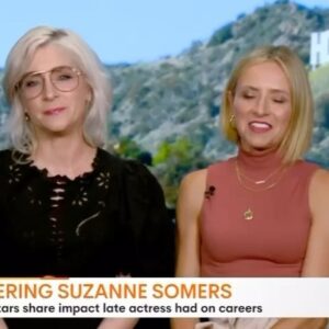 Christine Lakin Instagram - From our appearance on Australias @morningshowon7 ! Thank you so much for having us Down Under! We loved getting to chat with you about the pod, the show, Suzanne and more! ❤️