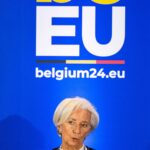 Christine Lagarde Instagram – Looking back at a busy day for Team Europe 🇪🇺 in beautiful Ghent.
#Eurogroup