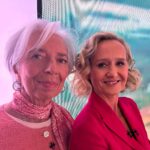 Christine Lagarde Instagram - Merci beaucoup Caroline Roux pour ce bon entretien sur L’Événement!