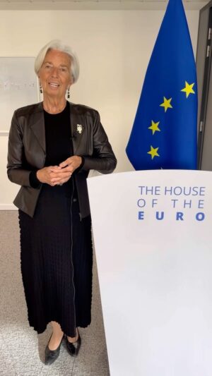 Christine Lagarde Instagram - Later today, I will be joined by some of my Governing Council colleagues to open the House of the Euro here in Brussels 🇪🇺

This new shared home for Eurosystem central banks is a reminder of our unity and of the collaborative spirit with which we are working for a more resilient Europe.