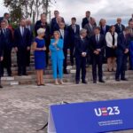Christine Lagarde Instagram - A productive two days of meetings and discussions with central bank governors and finance ministers in Santiago de Compostela, Spain. Thanks to Finance Minister @nadia_calvino and Banco de España Governor Pablo Hernández de Cos for hosting!