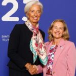Christine Lagarde Instagram - A look behind the scenes at today’s #Eurogroup meeting in Santiago de Compostela in Spain.