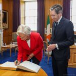 Christine Lagarde Instagram – ๐ฎ๐ช๐ช๐บ Always great to be in Ireland and to receive the familiar cรฉad mรญle fรกilte (one hundred thousand welcomes)!
I was very happy to meet recently appointed Taoiseach @simonharristd this morning.
I wished him well in his new role as Irelandโs Prime Minister.