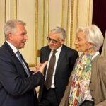 Christine Lagarde Instagram - 🇧🇪🇪🇺 To mark the Belgian Presidency of the Council of the EU, a special €2 commemorative coin has been produced. I was delighted to join Belgium’s Finance Minister Vincent Van Peteghem and other colleagues yesterday evening to mark the launch of the coin. Two million of these coins will shortly enter circulation. Did you know that each country that uses the euro as its official currency may issue two commemorative coins per year?