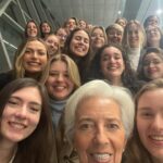 Christine Lagarde Instagram – Applications are now open for this year’s ECB Scholarship for Women!
I encourage all young women enrolled, or about to enrol, on a master’s course in economics, statistics, engineering or computing to consider applying.
Find out more on the ECB website.
Here I am with some previous recipients of the scholarship.
#ThrowbackThursday