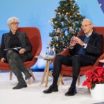 Christine Lagarde Instagram - Grazie mille, dear Andrea, for the past five years as Supervisory Board Chair. It has been my pleasure to be your colleague and friend here in Frankfurt. I wish you all the best for the future, beginning with your move to London, and success in whatever you do next!