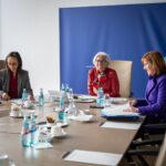 Christine Lagarde Instagram – 🇪🇺🇺🇦It’s almost two years since Russia started its unjustified war against Ukraine.

To show our ongoing support for Ukraine and its people, we’re awarding 15 Ukrainian graduates a grant of €10,000 each.

The grant will help them pursue further studies in fields related to the ECB’s mandate and activities.

Earlier this week President @christinelagarde met the scholars and wished them every success in their studies!

#Scholarship #Graduates #Ukraine #EuropeanCentralBank #Euro #Europe #ECB
