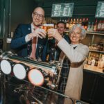 Christine Lagarde Instagram - Very pleased to have met this group of economics students during my visit to Ghent last week. I even tried my hand behind the bar, together with Finance Minister Vincent Van Peteghem. Aan de studenten: Ik wens jullie veel succes met jullie studie!