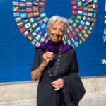 Christine Lagarde Instagram - This week I’m in Washington, D.C. for @the_imf and @worldbank Spring Meetings, a great venue for international cooperation. From my side I will be explaining the @europeancentralbank’s latest monetary policy decisions and the European economic outlook.