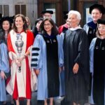 Christine Lagarde Instagram - It was gratifying to see Minouche Shafik, the first-ever woman President of @columbia University being inaugurated in NYC. 📸 by Columbia University