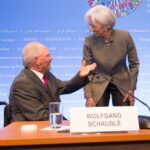 Christine Lagarde Instagram - When I think of the late Wolfgang Schäuble, the first image I see is him sitting across from me at the table of the French cabinet in the Elysée Palace, the first German finance minister to participate in such a meeting. I see him sitting at the negotiating table in Brussels, at one of our many meetings that ran long into the night. I hear the straight talker who never shied away from difficult decisions. I remember the dedicated public servant, a master of diplomacy with the intellectual ability to understand opposing viewpoints. I see a natural statesman with the courage to stand by his convictions as well as the pragmatism to recognise the world as it is. And I see a man of loyalty and kindness. His success did not come through a forceful personality, but from understanding how to find common ground with others. In today’s challenging environment of extreme views, his statesmanship and his philosophy of staying true to yourself and to your democratic institutions would have been welcomed. I will miss you, my dear friend.