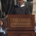 Christine Lagarde Instagram - Today I got to congratulate Minouche Shafik on becoming President of @columbia University, the first ever woman to hold that position. It was a celebration of diversity at the highest level, and I see it as an encouragement to all women to dream big and to keep breaking new ground.