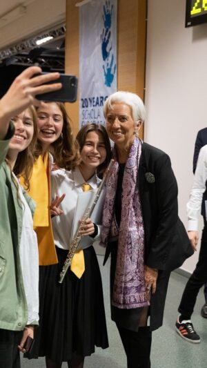 Christine Lagarde Instagram - Today is International Youth Day. Young people are Europe’s future, and we must provide them with the tools and knowledge to navigate the world of tomorrow.

At the ECB, we frequently engage with young Europeans and listen to their views. I hope the advice I have shared at events over the past months, 
speaking from my own experience, will be of use to young people along whichever path they choose to follow.

#IYD2023