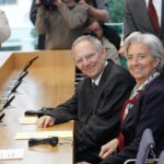 Christine Lagarde Instagram - When I think of the late Wolfgang Schäuble, the first image I see is him sitting across from me at the table of the French cabinet in the Elysée Palace, the first German finance minister to participate in such a meeting. I see him sitting at the negotiating table in Brussels, at one of our many meetings that ran long into the night. I hear the straight talker who never shied away from difficult decisions. I remember the dedicated public servant, a master of diplomacy with the intellectual ability to understand opposing viewpoints. I see a natural statesman with the courage to stand by his convictions as well as the pragmatism to recognise the world as it is. And I see a man of loyalty and kindness. His success did not come through a forceful personality, but from understanding how to find common ground with others. In today’s challenging environment of extreme views, his statesmanship and his philosophy of staying true to yourself and to your democratic institutions would have been welcomed. I will miss you, my dear friend.