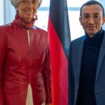Christine Lagarde Instagram - Delighted to meet Mike Josef, the Lord Mayor of the City of Frankfurt am Main, this morning. The @europeancentralbank’s relationship with Frankfurt and its people is very important to me.