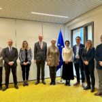 Christine Lagarde Instagram - I’ve been working from our Brussels office over the last couple of days and wanted to share a couple of photos with colleagues there. The first photo shows the @europeancentralbank team there. They maintain our ongoing dialogue with other European institutions and support me greatly. A big thank you! The second photo shows the House of the Euro community. Since the end of last year, our team has worked in this shared home for Eurosystem central banks.