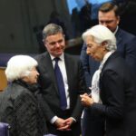 Christine Lagarde Instagram - It was great to be back in Luxembourg for the #Eurogroup. We had discussions on the international economic situation and the future decisions on the digital euro project.