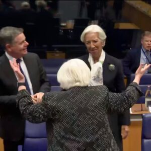 Christine Lagarde Instagram - It was great to be back in Luxembourg for the #Eurogroup.

We had discussions on the international economic situation and the future decisions on the digital euro project.
