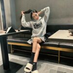 Christine Lo Instagram - 媽媽的拍照技術還是有在進步的 吧 嗎 ？