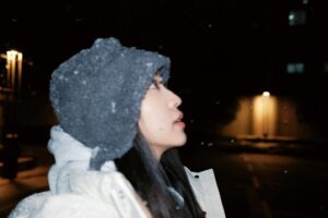Christine Lo Instagram - The first snow is like the first love 🤍

#happyvalentinesday