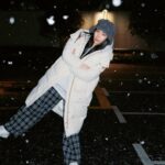 Christine Lo Instagram – The first snow is like the first love 🤍

#happyvalentinesday