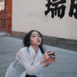 Christine Lo Instagram – 😗📷🐶🍰☕️