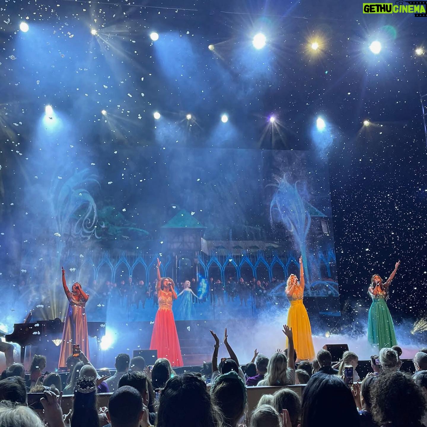 Christy Altomare - 5.7K Likes - Thank you @thedisneyprincesses for a fantastic little mini tour. I had an incredible time. Sending love to everyone. @shoba_narayan @brauhala @syndeewinters @annalisevanderpool @iamsusanegan