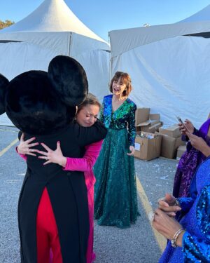 Christy Altomare Instagram - I met him … I finally met him…  and it was everything I dreamed and more…my heart 💕 🥹🙃😉@thedisneyprincesses @iamsusanegan @shoba_narayan @syndeewinters @disneyconcerts