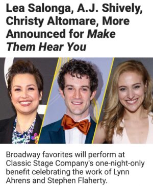 Christy Altomare Instagram - Should be a blast April 17th ! ♥️ to honor the most incredible song writing duo I know ! ♥️♥️♥️