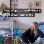 Ciara Hanna Instagram - Just constantly cleaning #toddlerlife #toddler #messy #toyseverywhere #nobreaks