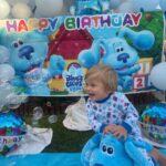 Ciara Hanna Instagram - Canyon Cruz Pino is a big ol silly 1 year old!!! 💙💙💙💙💙 I can’t believe it has been an entire year since this little guy has entered the world. He has changed so many life’s more than he’ll ever know. He says “dada” and “mama”, constantly laughing, has about 5 1/2 teeth, and he just started clapping(my personal favorite) . We love you so much Binky 🥺 Can’t believe you’re one!!!!! 💙💙💙 Now time to celebrate… Blues Clues style
