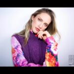 Ciara Hanna Instagram - Cozy but make it fashion 💜 Sweater- @blarneywoollenmills Under shirt- @creative.savages 📸- @bradley206