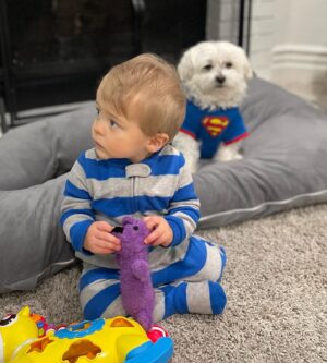 Ciara Hanna Instagram - A little late but our Canyon is 10 months!!!! 
He wouldn’t stay still for the blanket picture hahah SO YOU GET RANDOM PHOTOS OF CANYON FROM THE PAST MONTH! LOVE YOU BINKY