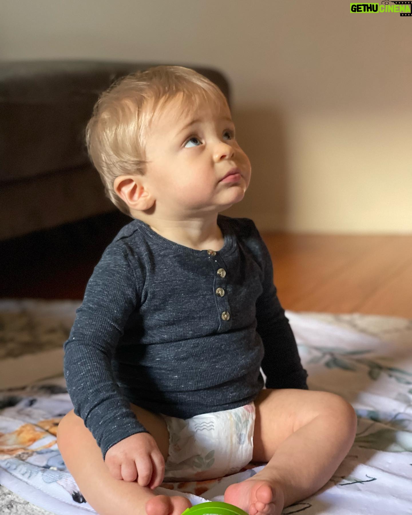 Ciara Hanna - 4.6K Likes - 9 MONTHS IN AND NOW 9 MONTHS OUT 👊🏻!!!
Happy 9 months to our little Canyon Cruz.
He has 2 bottom teeth now, saying mamamamama and dadadada but has no idea what they mean hahah.
OUR LITTLE MONKEY IS SUPER ACTIVE AND NEVER STOPS MOVING 🏃🏼.
Stubborn, curious and looooooooooves Blues Clues more than anything.
I love you binky tink 💙