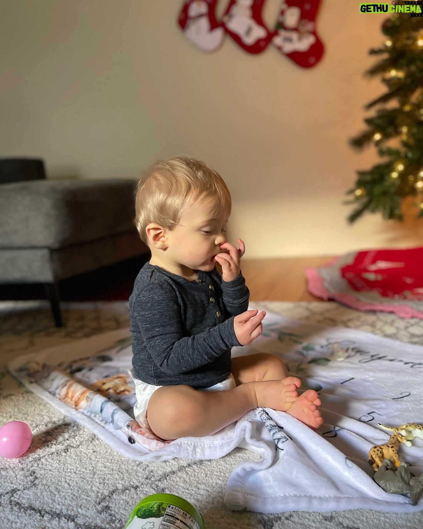 Ciara Hanna - 4.6K Likes - 9 MONTHS IN AND NOW 9 MONTHS OUT 👊🏻!!!
Happy 9 months to our little Canyon Cruz.
He has 2 bottom teeth now, saying mamamamama and dadadada but has no idea what they mean hahah.
OUR LITTLE MONKEY IS SUPER ACTIVE AND NEVER STOPS MOVING 🏃🏼.
Stubborn, curious and looooooooooves Blues Clues more than anything.
I love you binky tink 💙