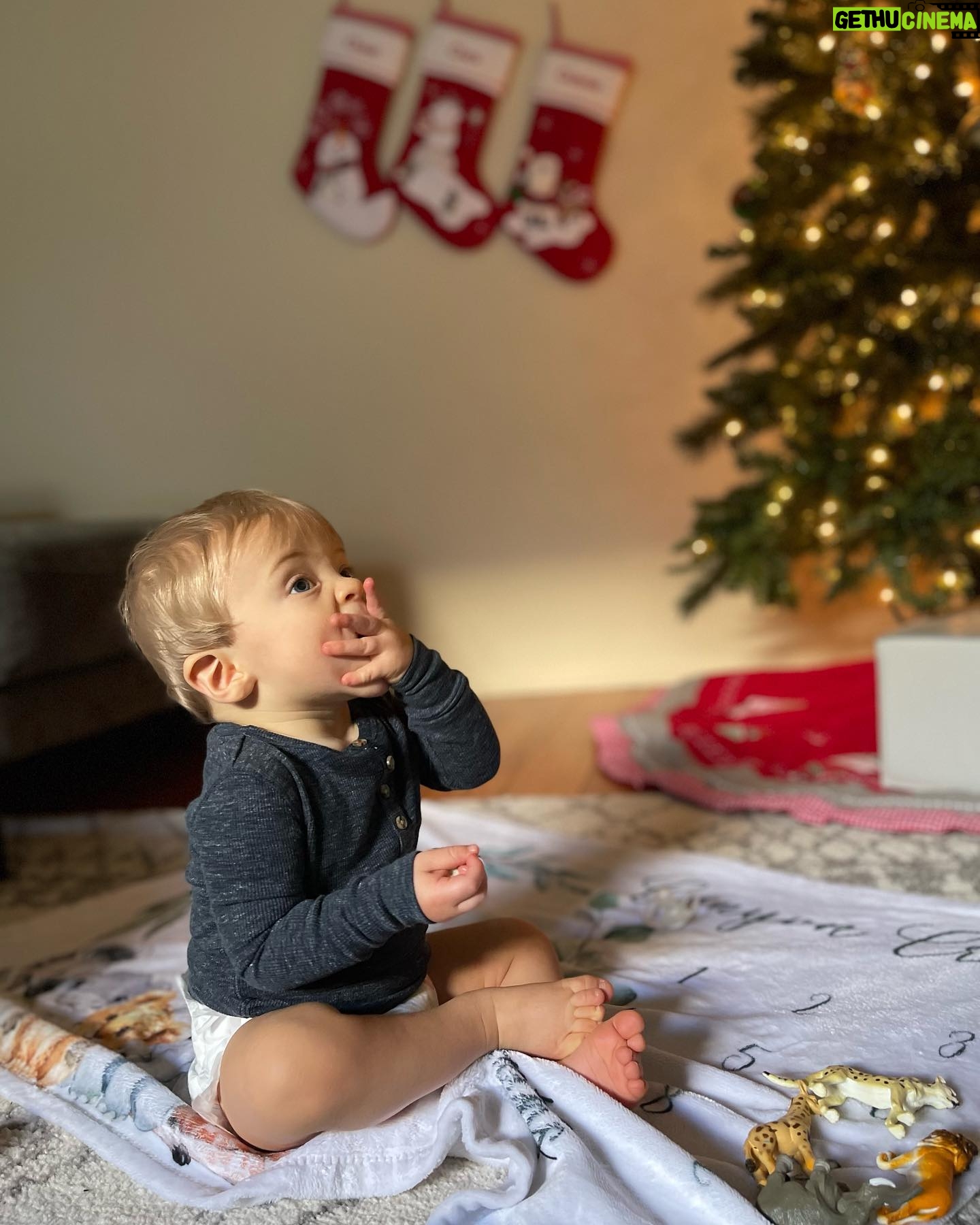 Ciara Hanna - 4.6K Likes - 9 MONTHS IN AND NOW 9 MONTHS OUT 👊🏻!!!
Happy 9 months to our little Canyon Cruz.
He has 2 bottom teeth now, saying mamamamama and dadadada but has no idea what they mean hahah.
OUR LITTLE MONKEY IS SUPER ACTIVE AND NEVER STOPS MOVING 🏃🏼.
Stubborn, curious and looooooooooves Blues Clues more than anything.
I love you binky tink 💙