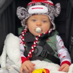 Ciara Hanna Instagram - 9 MONTHS IN AND NOW 9 MONTHS OUT 👊🏻!!! Happy 9 months to our little Canyon Cruz. He has 2 bottom teeth now, saying mamamamama and dadadada but has no idea what they mean hahah. OUR LITTLE MONKEY IS SUPER ACTIVE AND NEVER STOPS MOVING 🏃🏼. Stubborn, curious and looooooooooves Blues Clues more than anything. I love you binky tink 💙