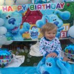 Ciara Hanna Instagram - Canyon Cruz Pino is a big ol silly 1 year old!!! 💙💙💙💙💙 I can’t believe it has been an entire year since this little guy has entered the world. He has changed so many life’s more than he’ll ever know. He says “dada” and “mama”, constantly laughing, has about 5 1/2 teeth, and he just started clapping(my personal favorite) . We love you so much Binky 🥺 Can’t believe you’re one!!!!! 💙💙💙 Now time to celebrate… Blues Clues style