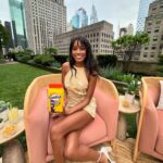 Ciara Miller Instagram - We’re talking about all things #SummerHouse and the return of the snack of the summer, OLD BAY Goldfish! #Goldfish_ad. Don’t miss us on @accesshollywood tonight! @goldfishsmiles 🤍
