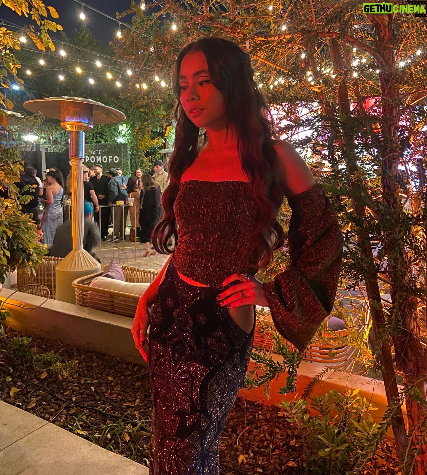 Ciara Riley Wilson Instagram - thank you @netflixgolden @hollywoodreporter @goldhouseco for a lovely night celebrating all of the talented API killing it right now :) outfit made by me! 🪡 makeup by @hannahjaclynmakeup and hair by @lucy_gedjeyan