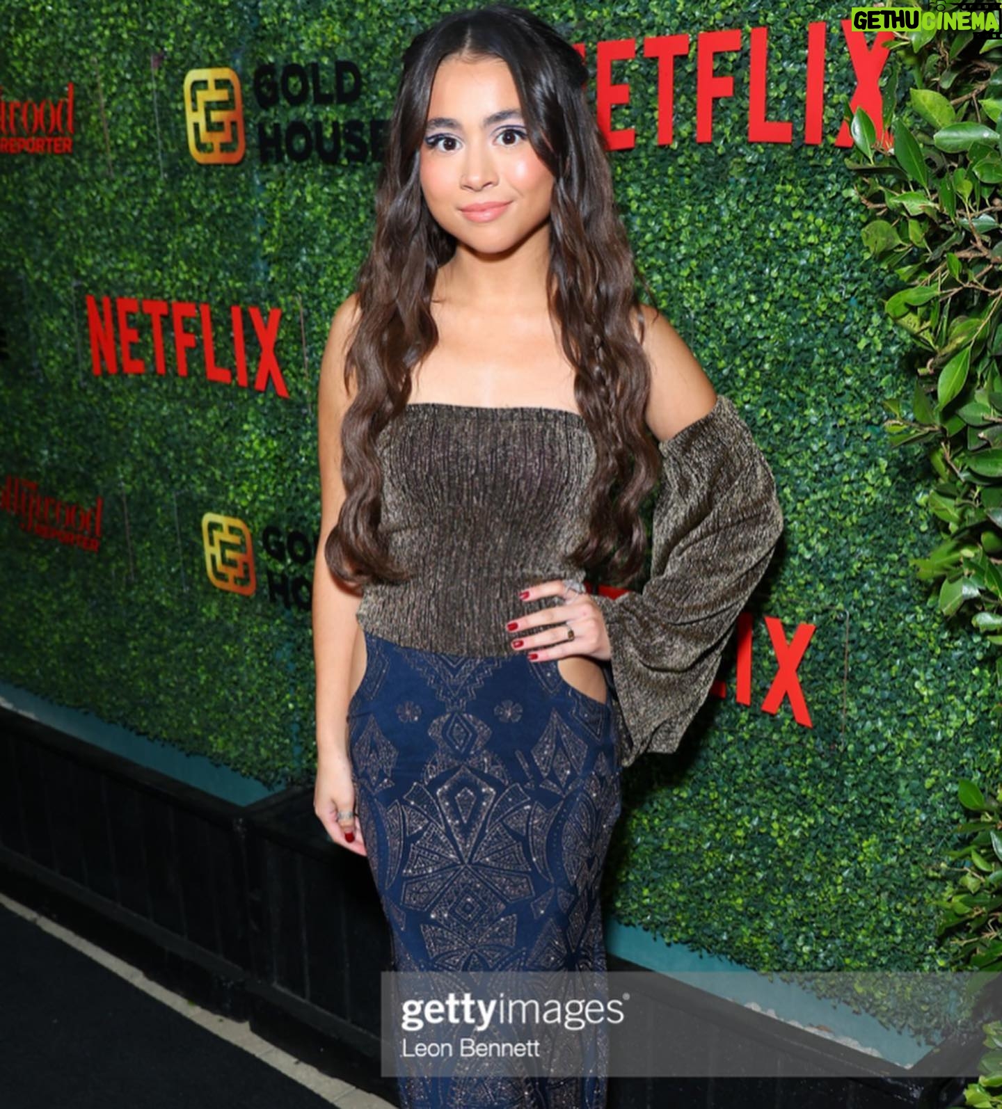 Ciara Riley Wilson Instagram - thank you @netflixgolden @hollywoodreporter @goldhouseco for a lovely night celebrating all of the talented API killing it right now :) outfit made by me! 🪡 makeup by @hannahjaclynmakeup and hair by @lucy_gedjeyan