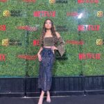 Ciara Riley Wilson Instagram - thank you @netflixgolden @hollywoodreporter @goldhouseco for a lovely night celebrating all of the talented API killing it right now :) outfit made by me! 🪡 makeup by @hannahjaclynmakeup and hair by @lucy_gedjeyan